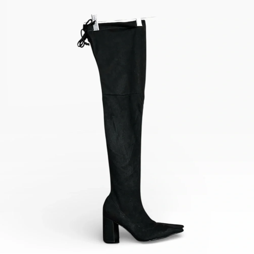 🌻NEW NWOT Arezzo Serenity Women’s Over-The-Knee Block Heel Boots Size 8.5